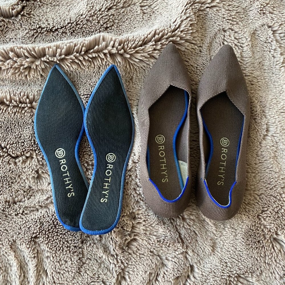 Rothy's - The Point - Mink (Discontinued Color) - Size 10.5